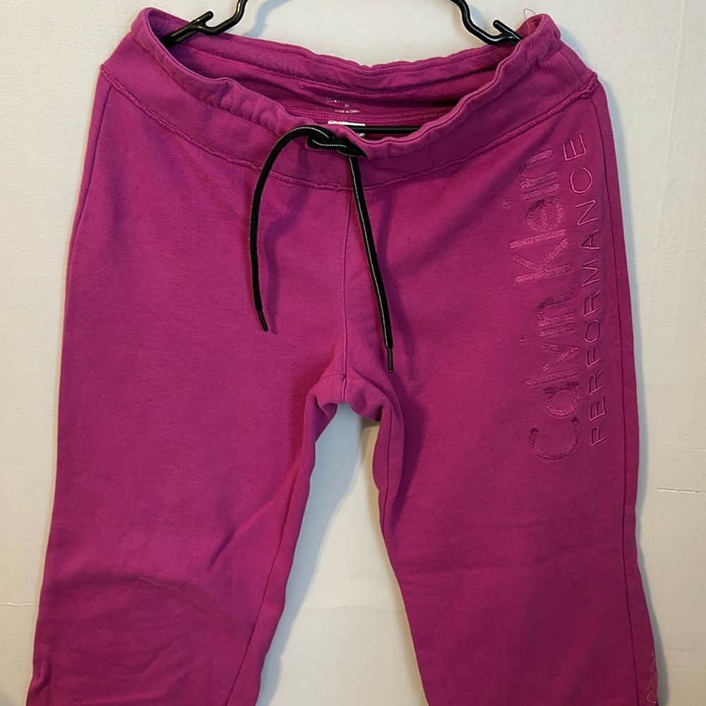 Calvin Klein purple sweats